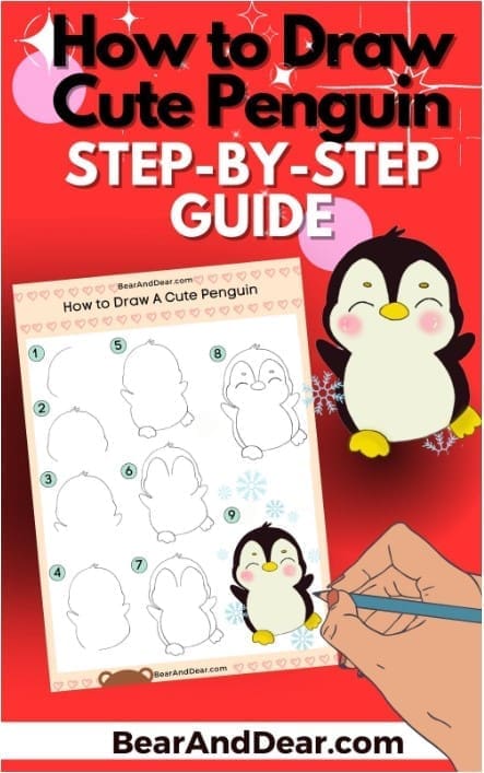 How To Draw A Cute Penguin Step by Step Guide