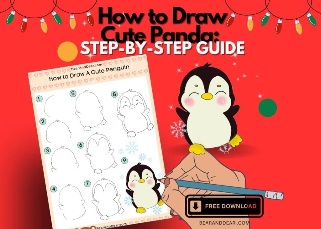 How To Draw A Cute Penguin Step by Step Guide