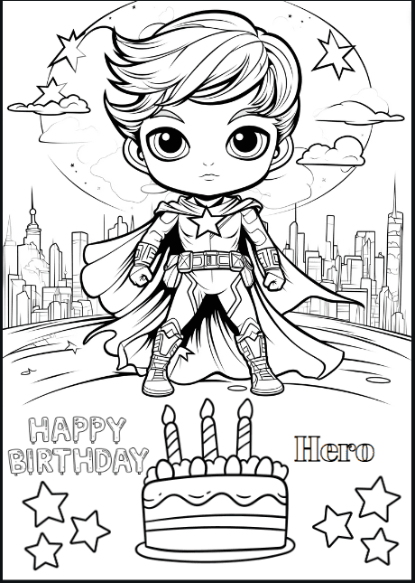 Free Birthday Coloring Pages For Kids! Color To Celebration